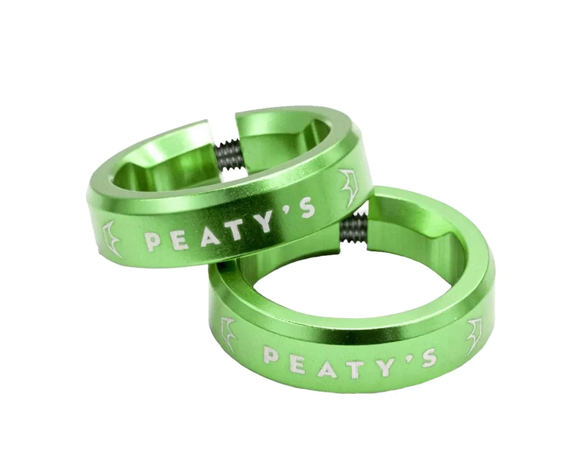Peaty's Monarch Grip Lockrings (Emerald) (Pair)